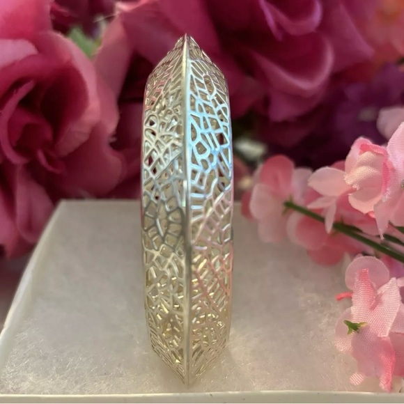 Silpada Sterling Silver STILETTO Openwork Cut-Out Bangle Bracelet B2830 - Picture 5 of 15